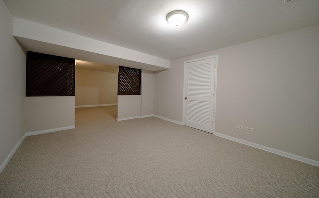 4150 Brentwood Ln, Waukegan, IL 60087 - finished basement featuring light colored carpet and baseboards