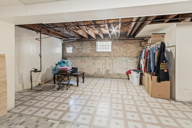 6141 W 35th St, Cicero, IL 60804 - below grade area with light floors