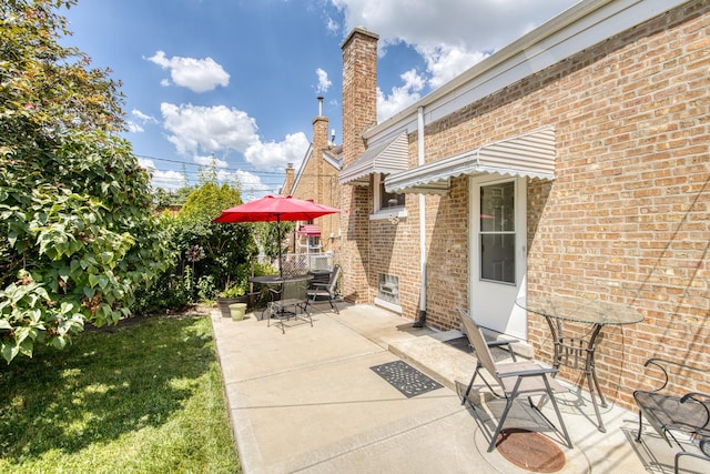 6141 W 35th St, Cicero, IL 60804 - view of patio / terrace featuring outdoor dining space