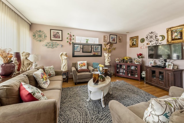 6141 W 35th St, Cicero, IL 60804 - living room with wood finished floors