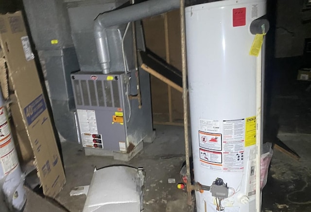 6954 S Honore St, Chicago, IL 60636 - utility room featuring water heater