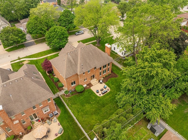325 Bonnie Brae Ave, Itasca, IL 60143 - aerial perspective of suburban area