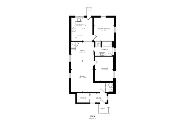 1325 Lincoln St, North Chicago, IL 60064 - room layout