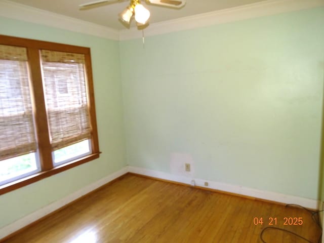 5837 N Navarre Ave, Chicago, IL 60631 - empty room with a wall unit AC and light wood-type flooring