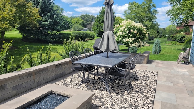3N736 W Laura Ingalls Wilder Rd, Saint Charles, IL 60175 - view of patio featuring outdoor dining area