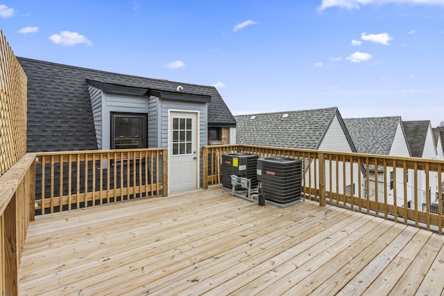 6460 S Kenwood Ave, Chicago, IL 60637 - deck featuring central air condition unit