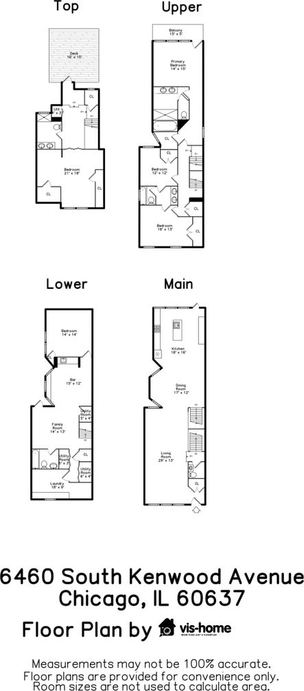 6460 S Kenwood Ave, Chicago, IL 60637 - plan