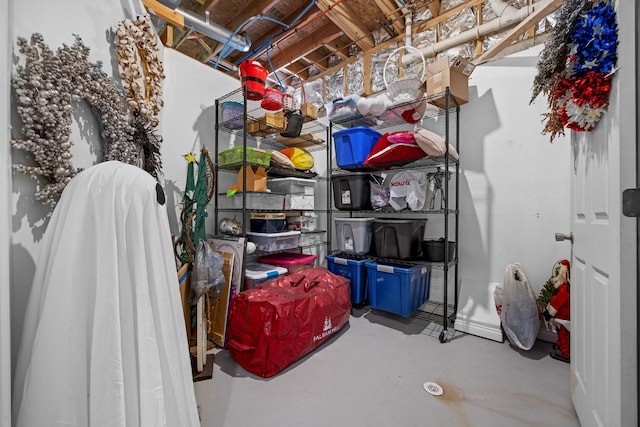 view of storage