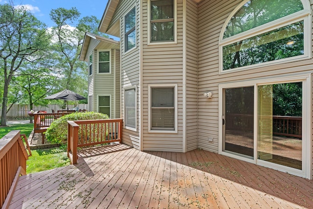 4232 Caribou Ct, Joliet, IL 60431 - view of wooden terrace