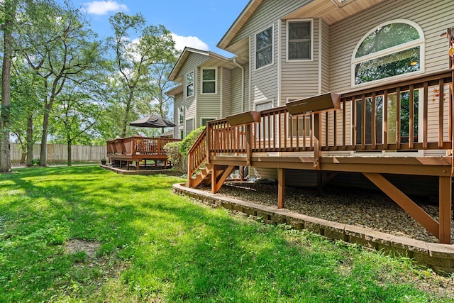4232 Caribou Ct, Joliet, IL 60431 - back of property featuring a deck
