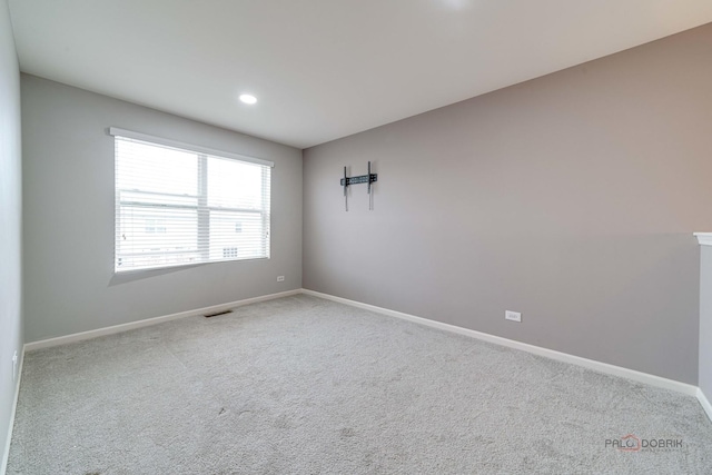 267 Maryland Ln, Pingree Grove, IL 60140 - carpeted empty room featuring recessed lighting, visible vents, and baseboards