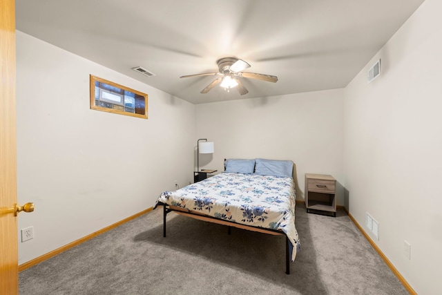 2398 S Williamsburg Dr, Plainfield, IL 60586 - bedroom featuring carpet flooring and a ceiling fan