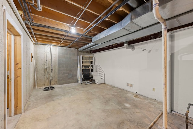 2398 S Williamsburg Dr, Plainfield, IL 60586 - view of unfinished basement