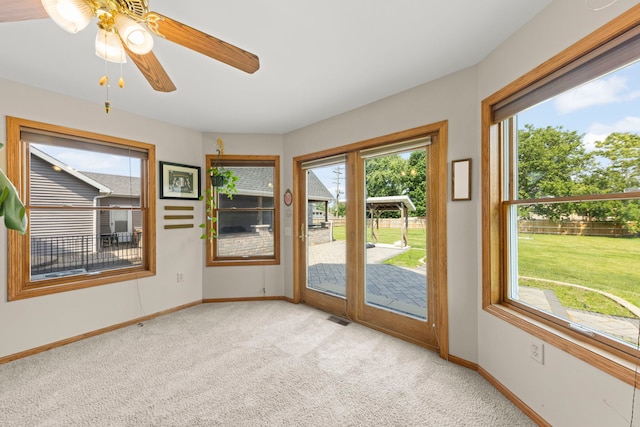 2398 S Williamsburg Dr, Plainfield, IL 60586 - view of unfurnished sunroom