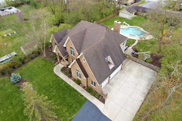 aerial view