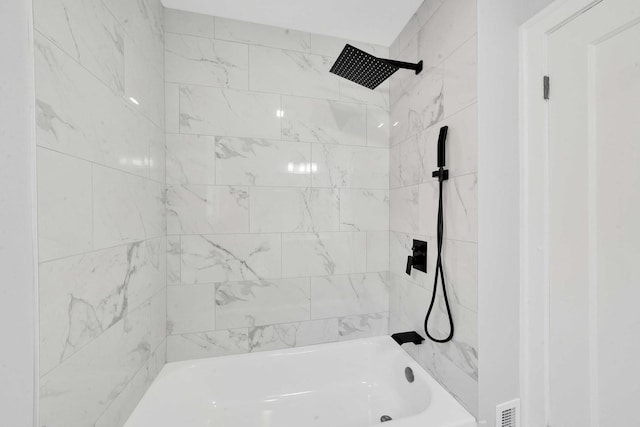 full bathroom with shower / bathtub combination