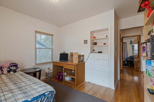418 Bonnie Brae Ave, Itasca, IL 60143 - bedroom featuring hardwood / wood-style flooring and baseboards