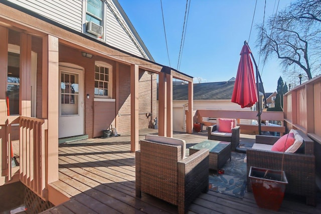 1280 White St, Des Plaines, IL 60018 - deck featuring fence and an outdoor hangout area