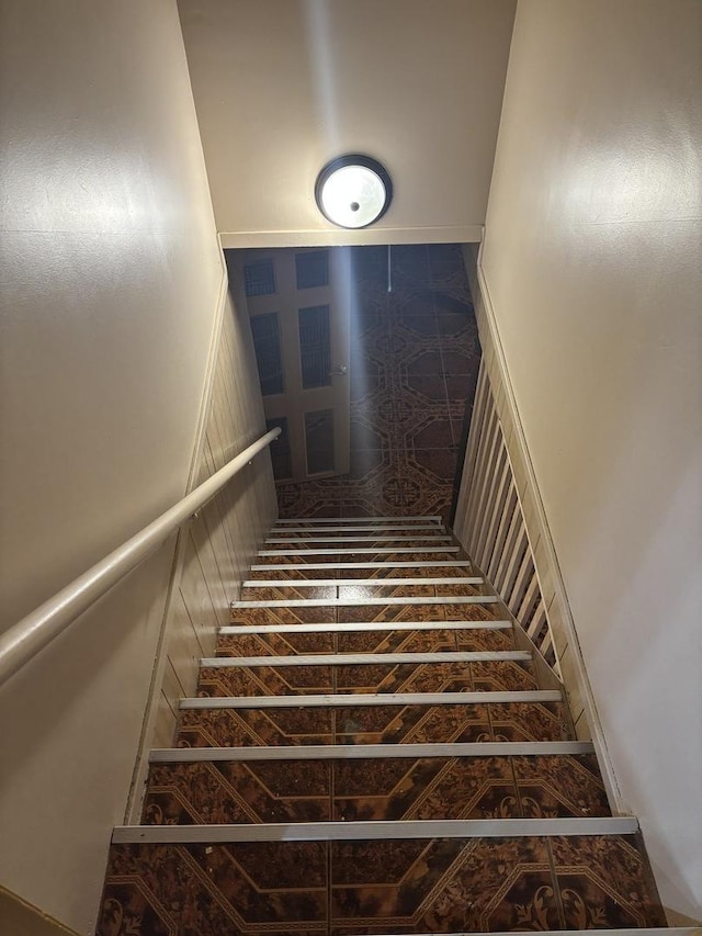 view of stairs