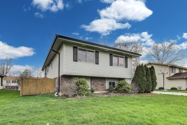 view of front of home with brick siding