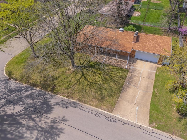 aerial view