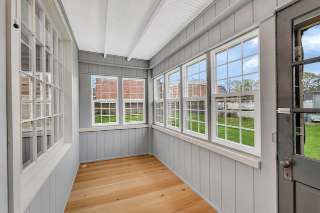 112 W 1st St, Streator, IL 61364 - unfurnished sunroom with a wealth of natural light and wood finished floors
