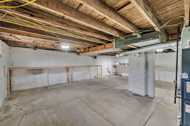 112 W 1st St, Streator, IL 61364 - view of unfinished basement