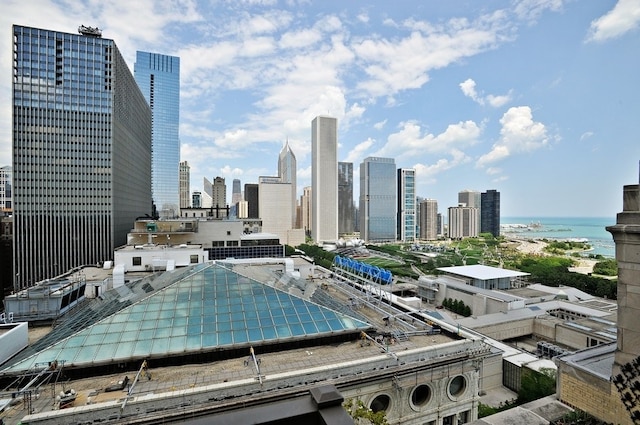 view of city featuring a nearby body of water