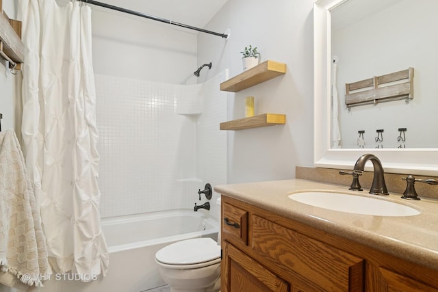23114 W N Lakewood Ln, Lake Zurich, IL 60047 - bathroom with shower / tub combo with curtain, toilet, and vanity