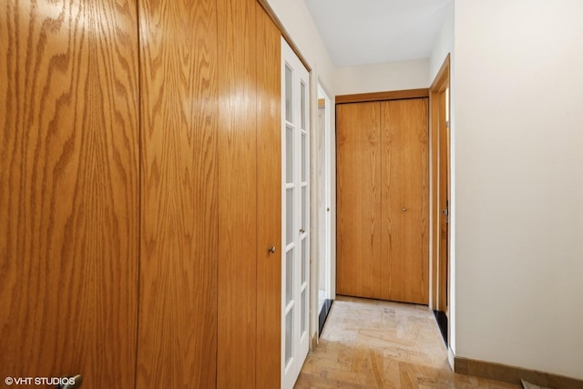 898 Wellington Ave Unit 310, Elk Grove Village, IL 60007 - corridor with baseboards