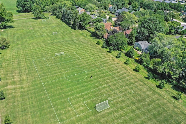 drone / aerial view featuring a rural view