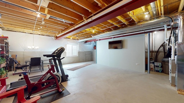 view of exercise room