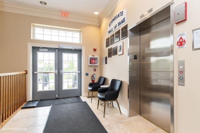 view of community lobby