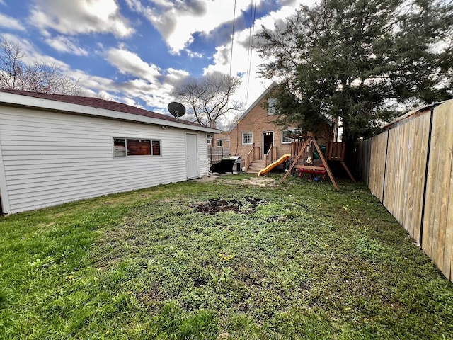 7971 S Kostner Ave, Chicago, IL 60652 - view of yard featuring a fenced backyard
