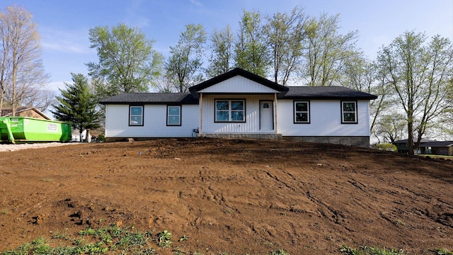 view of ranch-style house