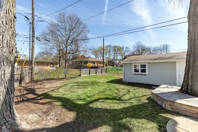736 Willow Rd, Naperville, IL 60540 - view of yard with a fenced backyard