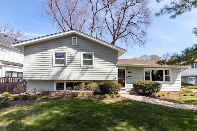 736 Willow Rd, Naperville, IL 60540 - split level home featuring fence and a front yard