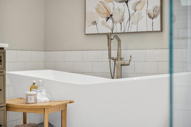 127 60th St, Downers Grove, IL 60516 - full bathroom with a freestanding bath