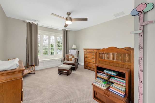 127 60th St, Downers Grove, IL 60516 - bedroom with carpet flooring and ceiling fan