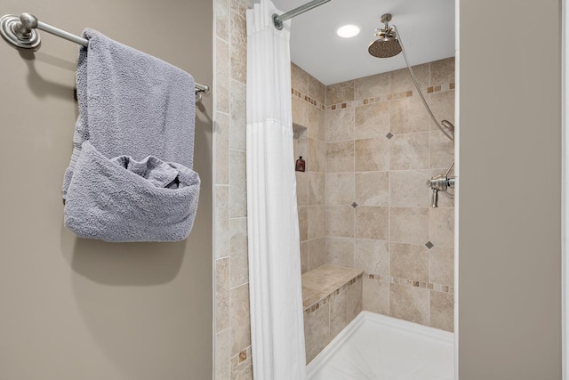 127 60th St, Downers Grove, IL 60516 - bathroom featuring a shower stall