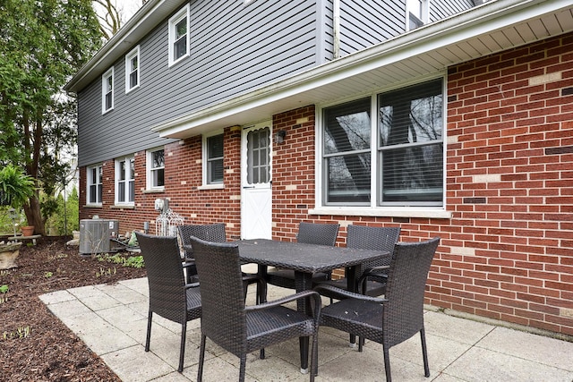 317 Roberts Rd, Inverness, IL 60010 - view of patio / terrace with outdoor dining area and central AC