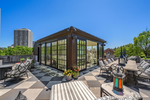 401 W Dickens Ave, Chicago, IL 60614 - view of patio with fence and outdoor dining space