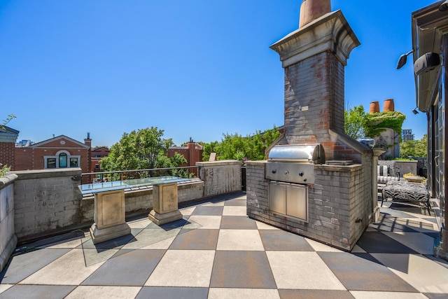 401 W Dickens Ave, Chicago, IL 60614 - view of patio / terrace with grilling area and exterior kitchen