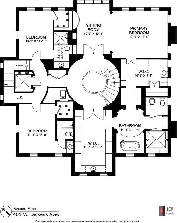 401 W Dickens Ave, Chicago, IL 60614 - floor plan