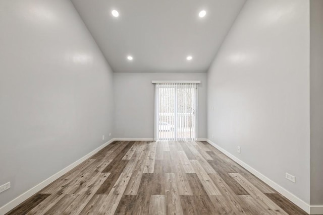 43 S Treehouse Ln, Round Lake, IL 60073 - unfurnished room with baseboards and wood finished floors