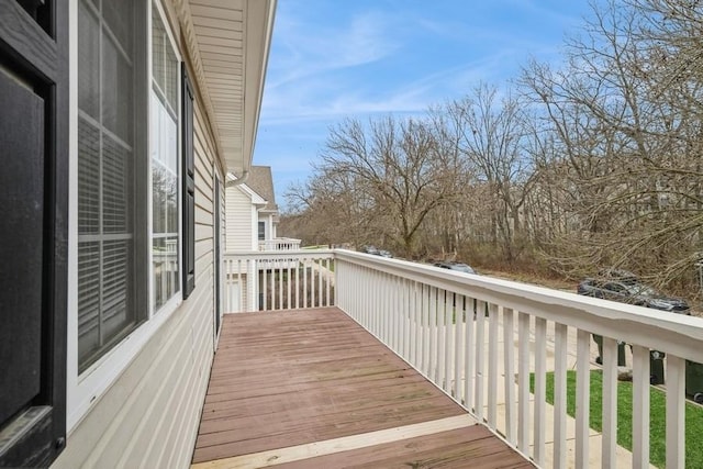43 S Treehouse Ln, Round Lake, IL 60073 - view of wooden deck