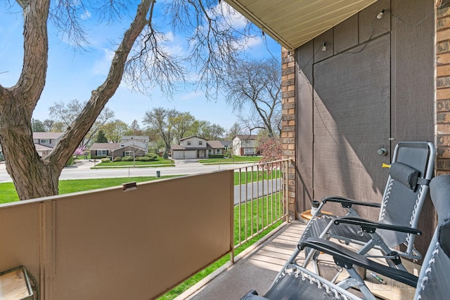 3350 N Carriageway Dr Unit 217, Arlington Heights, IL 60004 - balcony featuring a residential view
