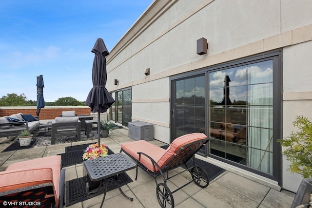 14 S Prospect St Unit 508, Roselle, IL 60172 - view of patio / terrace with outdoor lounge area and area for grilling