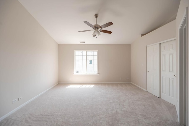 573 S Rosehall Ln Unit 0, Round Lake, IL 60073 - unfurnished bedroom with a closet, carpet flooring, baseboards, and visible vents