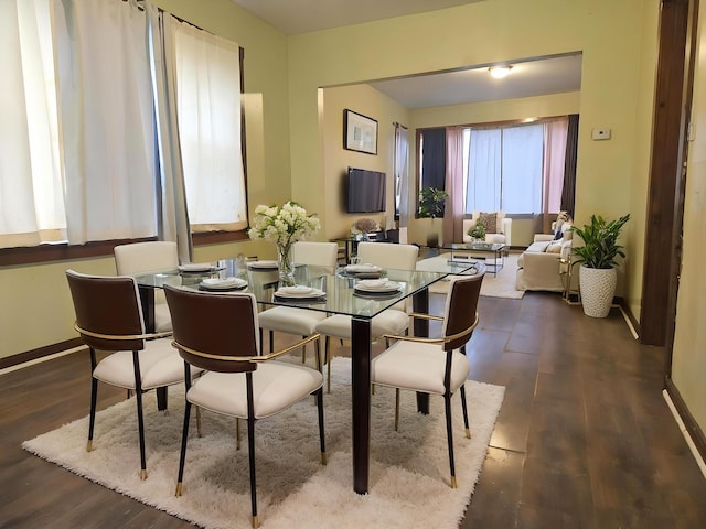1301 E 73rd St, Chicago, IL 60619 - dining space featuring wood finished floors and baseboards